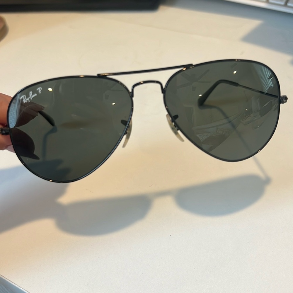 Black Ray-Ban Polarized Sunglasses